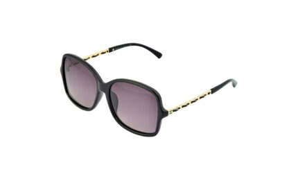 CHANEL BLACK ACETATE SQUARE WOMEN SUNGLASSES 2