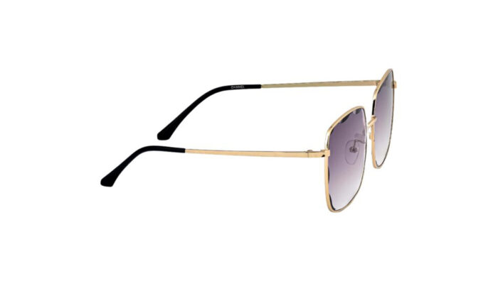 CHANEL GOLDEN METAL SQUARE WOMEN SUNGLASSES 3