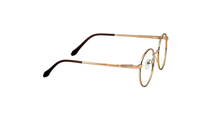 D&G GOLDEN METAL ROUND MEN EYEGLASSES 3