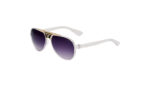 GIORGIO ARMANI TRANSPARENT ACETATE AVIATOR MEN SUNGLASSES 2