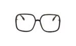 GOGGLESGURU BLACK ACETATE OVERSIZED WOMEN EYEGLASSES