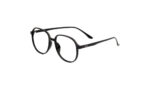 GOGGLESGURU BLACK ACETATE ROUND MEN EYEGLASSES 2