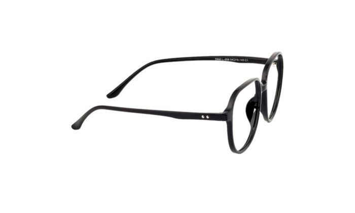 GOGGLESGURU BLACK ACETATE ROUND MEN EYEGLASSES 3