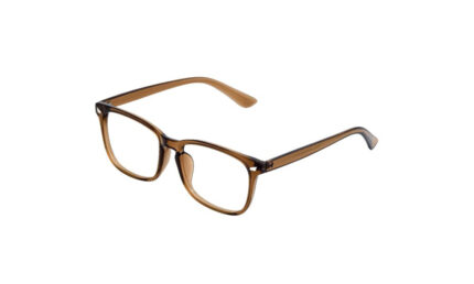 GOGGLESGURU BROWN ACETATE RECTANGLE MEN EYEGLASSES 2