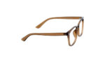 GOGGLESGURU BROWN ACETATE RECTANGLE MEN EYEGLASSES 3