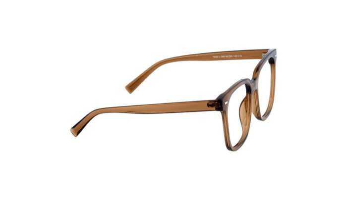 GOGGLESGURU BROWN ACETATE RECTANGLE WOMEN EYEGLASSES 3