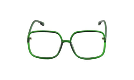 GOGGLESGURU GREEN ACETATE OVERSIZED WOMEN EYEGLASSES