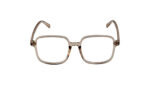 GOGGLESGURU TRANSLUCENT BROWN ACETATE OVERSIZED MEN EYEGLASSES