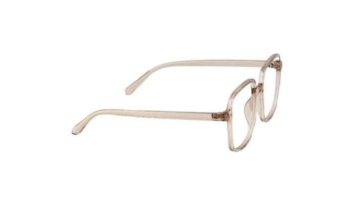 GOGGLESGURU TRANSLUCENT BROWN ACETATE OVERSIZED MEN EYEGLASSES 3