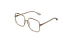 GOGGLESGURU TRANSLUCENT BROWN ACETATE OVERSIZED WOMEN EYEGLASSES 2