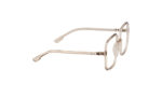 GOGGLESGURU TRANSLUCENT BROWN ACETATE OVERSIZED WOMEN EYEGLASSES 3