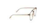 GOGGLESGURU TRANSLUCENT BROWN ACETATE ROUND WOMEN EYEGLASSES 3