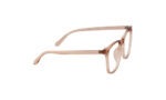 GOGGLESGURU TRANSLUCENT BROWN ACETATE SQUARE MEN EYEGLASSES 3