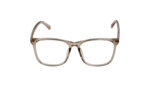 GOGGLESGURU TRANSLUCENT BROWN ACETATE SQUARE WOMEN EYEGLASSES