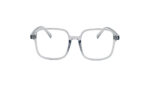 GOGGLESGURU TRANSLUCENT GREY ACETATE OVERSIZED WOMEN EYEGLASSES