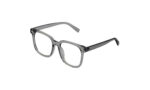 GOGGLESGURU TRANSLUCENT GREY ACETATE RECTANGLE MEN EYEGLASSES 2