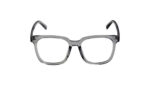 GOGGLESGURU TRANSLUCENT GREY ACETATE RECTANGLE WOMEN EYEGLASSES