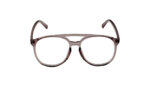 GOGGLESGURU TRANSLUCENT PURPLE ACETATE ROUND MEN EYEGLASSES