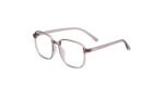 GOGGLESGURU TRANSLUCENT PURPLE ACETATE SQUARE MEN EYEGLASSES 2