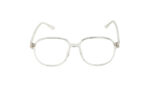 GOGGLESGURU TRANSPARENT ACETATE ROUND MEN EYEGLASSES