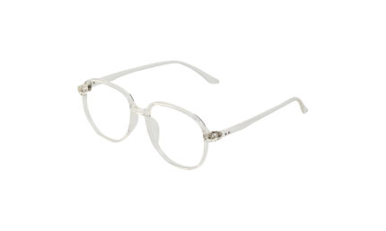 GOGGLESGURU TRANSPARENT ACETATE ROUND WOMEN EYEGLASSES 2