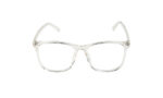 GOGGLESGURU TRANSPARENT ACETATE SQUARE MEN EYEGLASSES