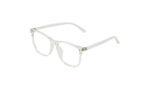 GOGGLESGURU TRANSPARENT ACETATE SQUARE MEN EYEGLASSES 2