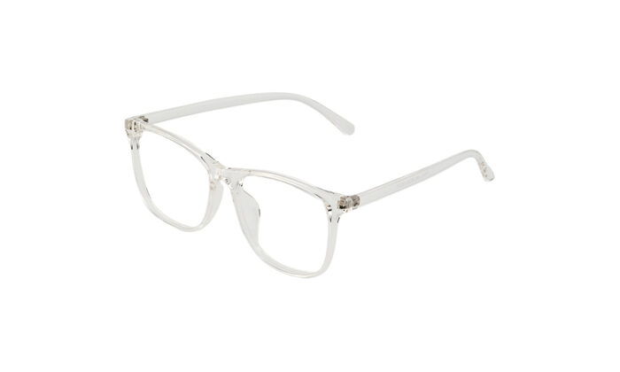 GOGGLESGURU TRANSPARENT ACETATE SQUARE MEN EYEGLASSES 2