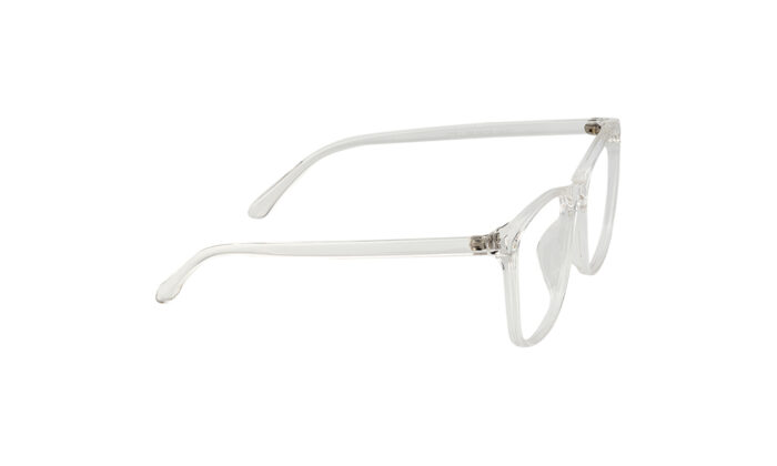 GOGGLESGURU TRANSPARENT ACETATE SQUARE MEN EYEGLASSES 3