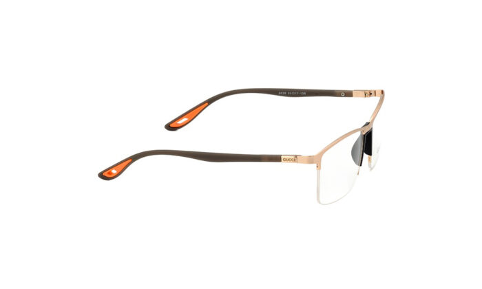 GUCCI GOLDEN METAL RIMLESS MEN EYEGLASSES 3