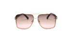 GUCCI GOLDEN METAL SQUARE MEN SUNGLASSES