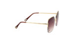 GUCCI GOLDEN METAL SQUARE WOMEN SUNGLASSES 3