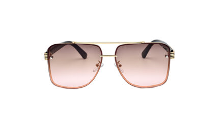 GUCCI GOLDEN METAL SQUARE WOMEN SUNGLASSES