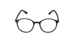 GUCCI MATTE BLACK ACETATE ROUND WOMEN EYEGLASSES