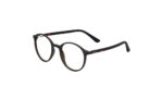 GUCCI MATTE BLACK ACETATE ROUND WOMEN EYEGLASSES 2