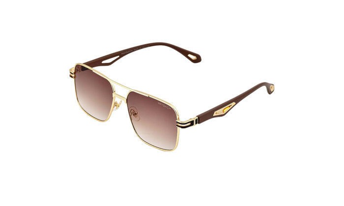 MAYBACH GOLDEN METAL SQUARE MEN SUNGLASSES 2