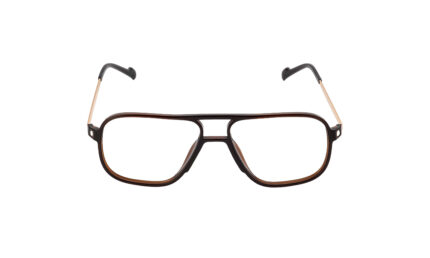 MONT BLANC BROWN ACETATE RECTANGLE MEN EYEGLASSES