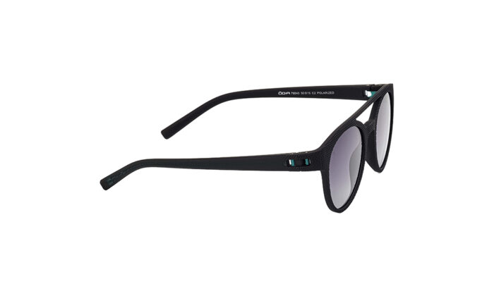 MOREL BLACK ACETATE ROUND MEN SUNGLASSES 3