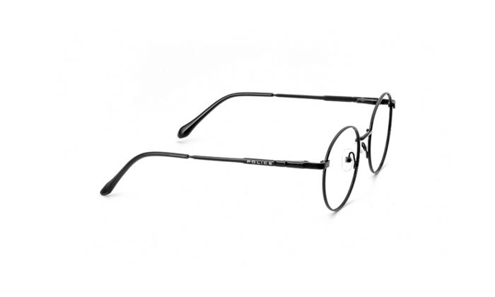 POLICE BLACK METAL ROUND WOMEN EYEGLASSES 3