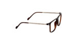 PORSCHE BROWN ACETATE RECTANGLE WOMEN EYEGLASSES 3