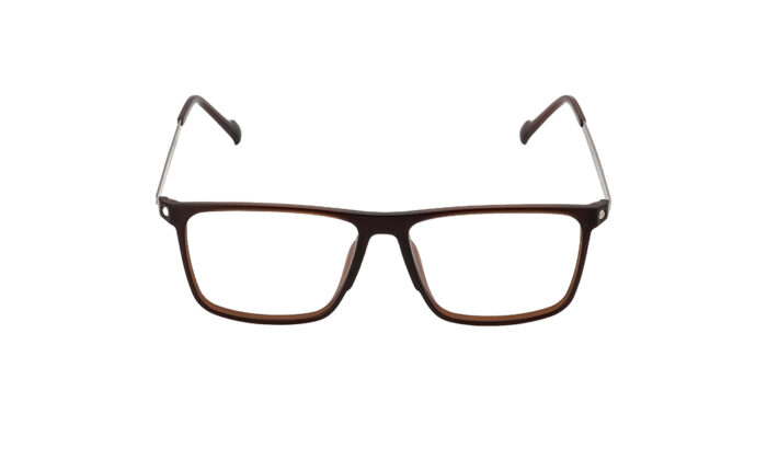 PORSCHE BROWN ACETATE RECTANGLE WOMEN EYEGLASSES