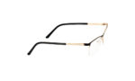 PRADA GOLDEN METAL RECTANGLE MEN EYEGLASSES 3