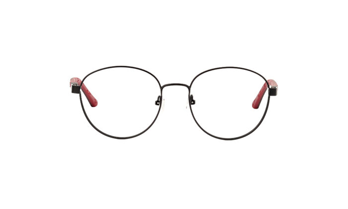 RAYBAN BLACK METAL ROUND WOMEN EYEGLASSES