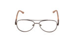 RAYBAN BROWN METAL AVIATOR MEN EYEGLASSES