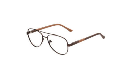 RAYBAN BROWN METAL AVIATOR MEN EYEGLASSES 2