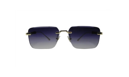 CARTIER-GOLDEN METAL SQUARE MEN SUNGLASSES