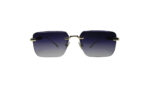 CARTIER-GOLDEN METAL SQUARE WOMEN SUNGLASSES