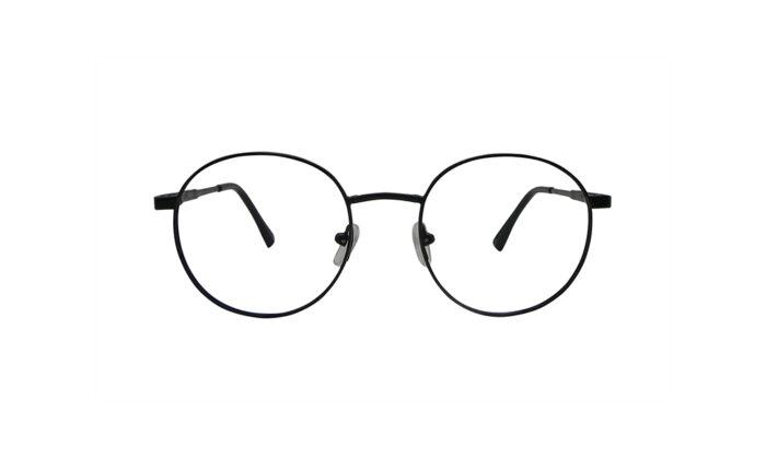 D&G BLACK METAL ROUND MEN EYEGLASSES