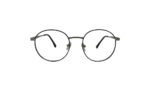 EMPORIO ARMANI SILVER METAL ROUND MEN EYEGLASSES