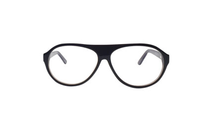 GOGGLESGURU BLACK ACETATE AVIATOR WOMEN EYEGLASSES